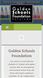 Mobile Screenshot of goldenschoolsfoundation.org